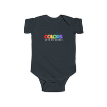 Load image into Gallery viewer, Colors Have No Gender Infant Bodysuit