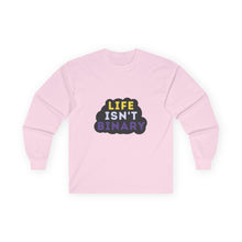 Load image into Gallery viewer, Life Isn't Binary Long Sleeve T-Shirt