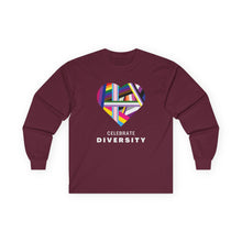Load image into Gallery viewer, Celebrate Diversity Long Sleeve Graphic T-Shirt