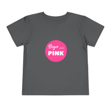Load image into Gallery viewer, Boys Wear Pink Toddler Graphic T-Shirt