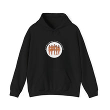 Load image into Gallery viewer, Person wearing a graphic hoodie with the text 'Not Your Body, Not Your Decision,' advocating for body autonomy and personal rights.