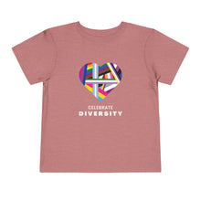Load image into Gallery viewer, Celebrate Diversity Toddler Graphic Tee