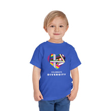 Load image into Gallery viewer, Celebrate Diversity Toddler Graphic Tee