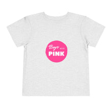 Load image into Gallery viewer, Boys Wear Pink Toddler Graphic T-Shirt