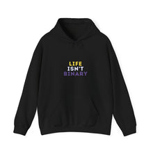 Load image into Gallery viewer, Life Isn't Binary Hoodie - Celebrate Diversity and Self-Expression