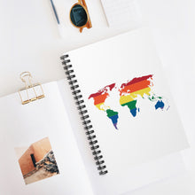 Load image into Gallery viewer, Rainbow World Notebook