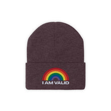 Load image into Gallery viewer, I Am Valid Knit Beanie
