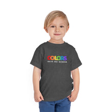 Load image into Gallery viewer, Colors Have No Gender Toddler T-Shirt
