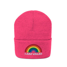 Load image into Gallery viewer, I Am Valid Knit Beanie
