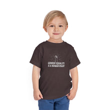 Load image into Gallery viewer, Gender Equality is a Human Right Toddler T-Shirt