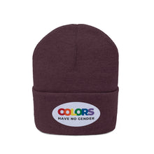 Load image into Gallery viewer, Colors Have No Gender Knit Beanie