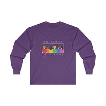 Load image into Gallery viewer, No Human is Illegal Long Sleeve T-Shirt