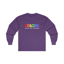 Load image into Gallery viewer, Colors Have No Gender Long Sleeve T-Shirt