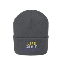 Load image into Gallery viewer, Life Isn't Binary Knit Beanie