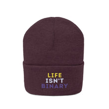 Load image into Gallery viewer, Life Isn't Binary Knit Beanie