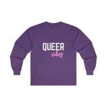 Load image into Gallery viewer, Queer Vibes Long Sleeve T-Shirt