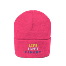Load image into Gallery viewer, Life Isn&#39;t Binary Knit Beanie
