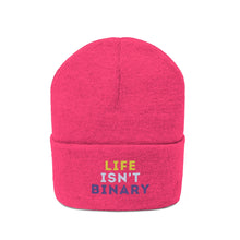 Load image into Gallery viewer, Life Isn't Binary Knit Beanie