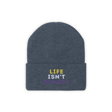 Load image into Gallery viewer, Life Isn't Binary Knit Beanie