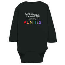 Load image into Gallery viewer, Chilling with my Aunties Long Sleeve Bodysuit
