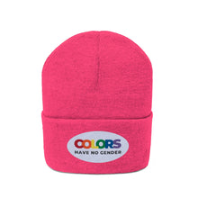 Load image into Gallery viewer, Colors Have No Gender Knit Beanie