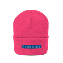 Load image into Gallery viewer, Feminist Knit Beanie