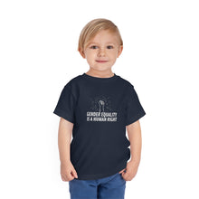 Load image into Gallery viewer, Gender Equality is a Human Right Toddler T-Shirt
