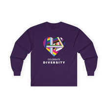 Load image into Gallery viewer, Celebrate Diversity Long Sleeve Graphic T-Shirt
