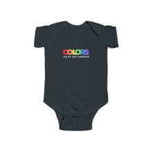 Load image into Gallery viewer, Colors Have No Gender Infant Bodysuit
