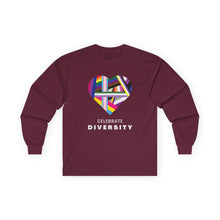 Load image into Gallery viewer, Celebrate Diversity Long Sleeve Graphic T-Shirt
