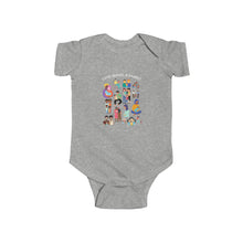 Load image into Gallery viewer, soft cotton bodysuit with the text &#39;Love Makes a Family,&#39; celebrating diverse families and promoting love, acceptance, and inclusivity.
