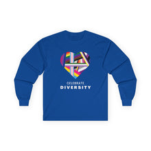 Load image into Gallery viewer, Celebrate Diversity Long Sleeve Graphic T-Shirt
