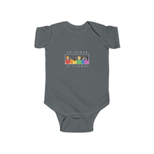 Load image into Gallery viewer, cotton bodysuit with the text &#39;No Human is Illegal,&#39; advocating for immigrant rights and promoting equality for all
