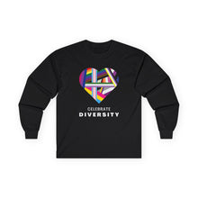 Load image into Gallery viewer, Celebrate Diversity Long Sleeve Graphic T-Shirt
