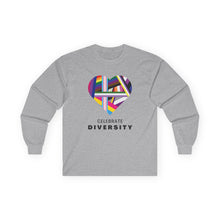 Load image into Gallery viewer, Celebrate Diversity Long Sleeve Graphic T-Shirt
