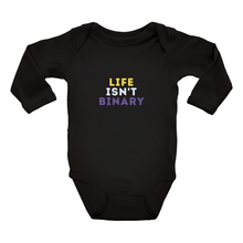 Load image into Gallery viewer, Life Isn&#39;t Binary Long Sleeve Bodysuit
