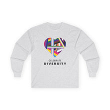 Load image into Gallery viewer, Celebrate Diversity Long Sleeve Graphic T-Shirt
