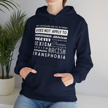 Load image into Gallery viewer, We Can Disagree Graphic Hoodie
