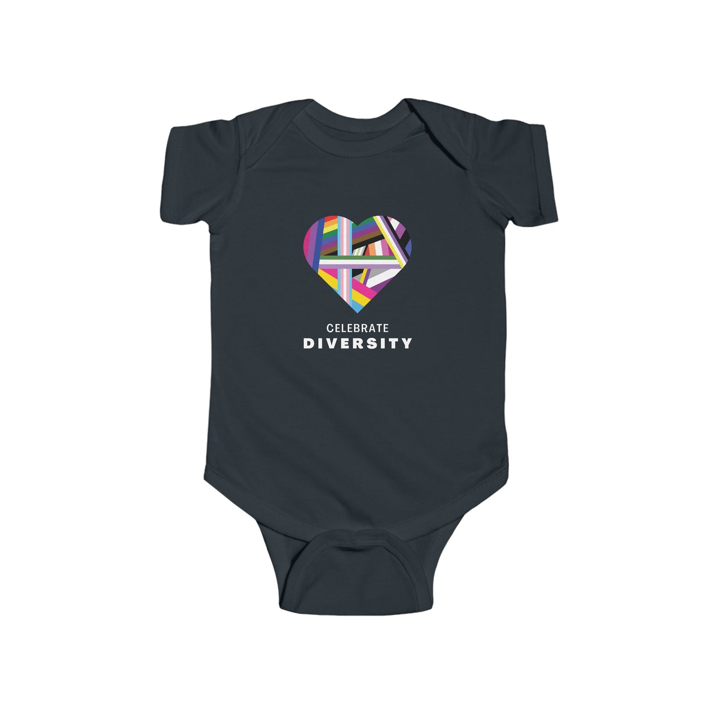 Celebrate Diversity Bodysuit - Gender-Neutral Baby Clothing