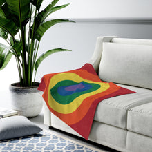 Load image into Gallery viewer, Rainbow Plush Blanket
