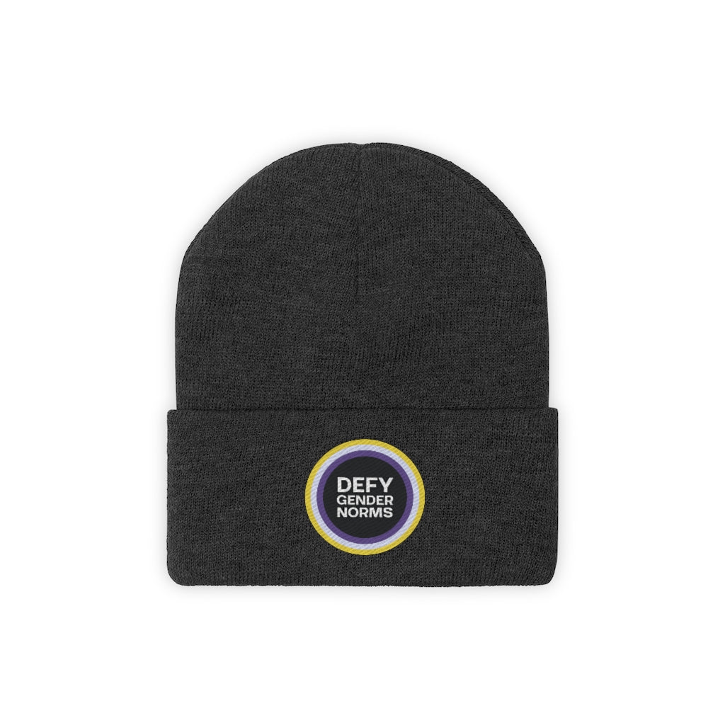 Defy Gender Norms Knit Beanie