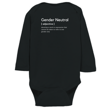Load image into Gallery viewer, Gender Neutral Long Sleeve Bodysuit
