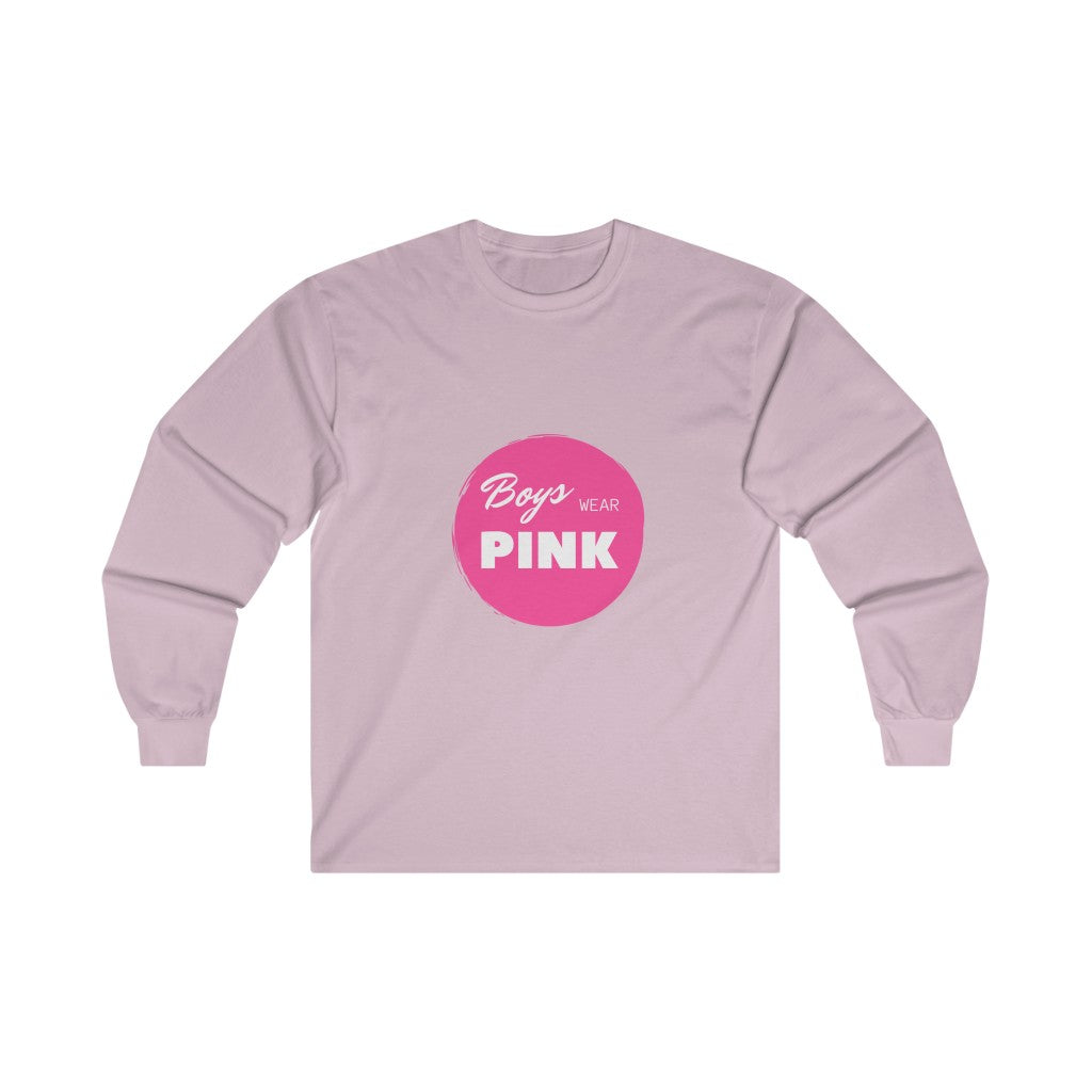 Boys Wear Pink Long Sleeve T-Shirt