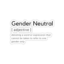 Load image into Gallery viewer, Gender Neutral Sticker
