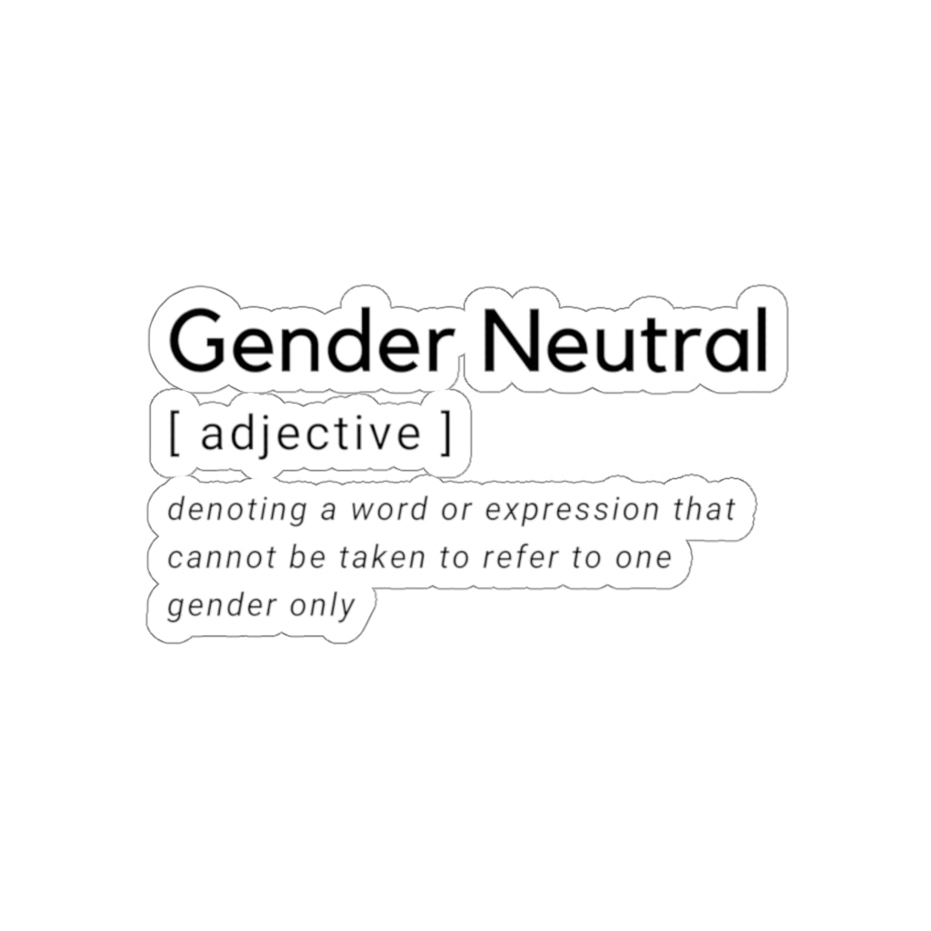 Gender Neutral Sticker