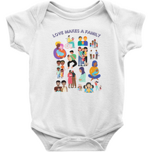 Load image into Gallery viewer, Love Makes a Family Bodysuit
