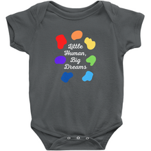 Load image into Gallery viewer, Little Human, Big Dreams Bodysuit
