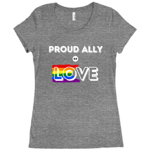 Load image into Gallery viewer, Proud Ally Fitted T-Shirt
