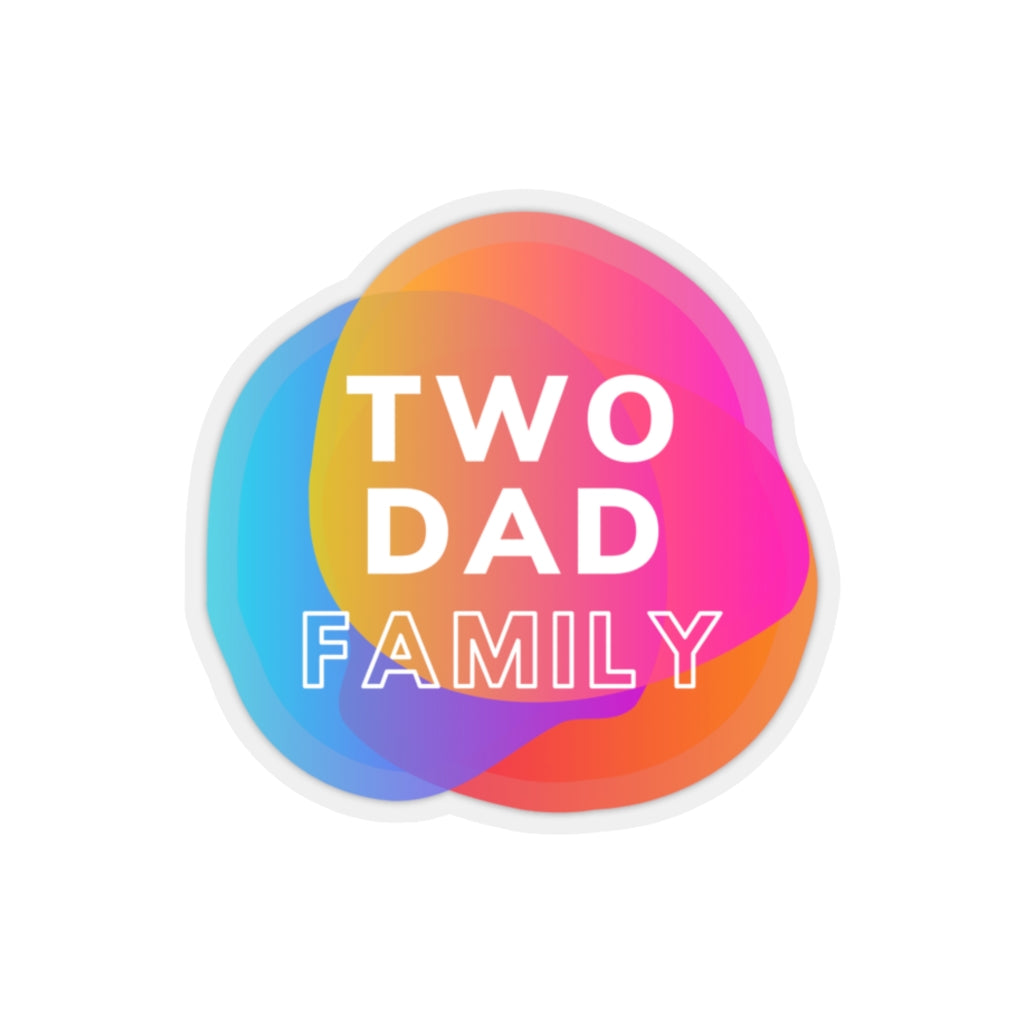 Two Dad Family Sticker