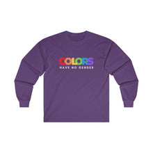 Load image into Gallery viewer, Colors Have No Gender Long Sleeve T-Shirt
